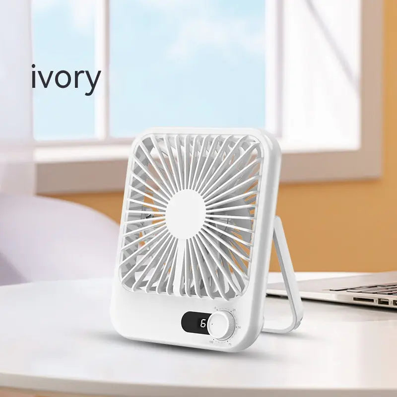 Mini Portable Ultra-thin Desktop Fan Rechargeable