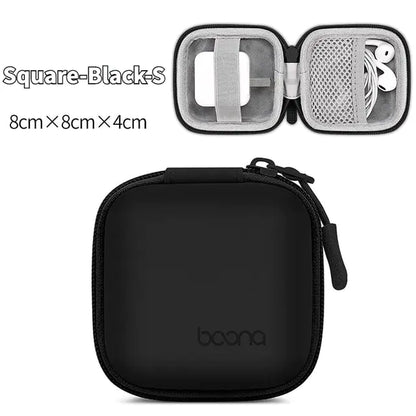 Portable Multifunctional Earphone and Cable Storage Bag