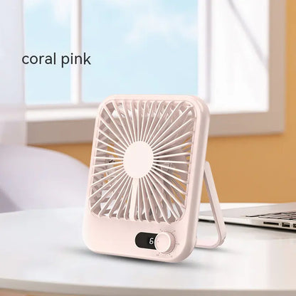 Mini Portable Ultra-thin Desktop Fan Rechargeable
