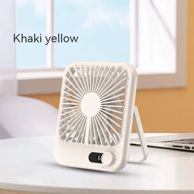 Mini Portable Ultra-thin Desktop Fan Rechargeable