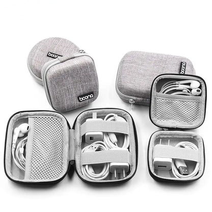 Portable Multifunctional Earphone and Cable Storage Bag