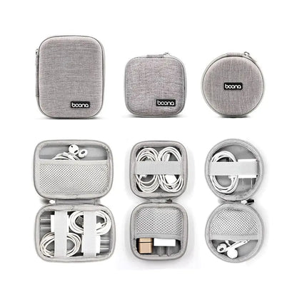 Portable Multifunctional Earphone and Cable Storage Bag