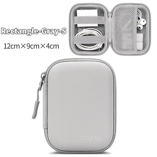 Portable Multifunctional Earphone and Cable Storage Bag