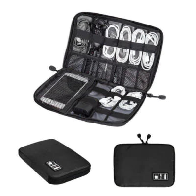 USB and Charger Cable Organizer Bag